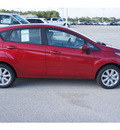 ford fiesta 2012 red hatchback se gasoline 4 cylinders front wheel drive automatic 77388