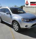 mitsubishi outlander 2009 silver suv se gasoline 4 cylinders front wheel drive automatic 78238