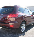 hyundai santa fe 2007 dk  red suv limited gasoline 6 cylinders all whee drive automatic 45840