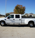 ford f 350 super duty 2009 white lariat diesel 8 cylinders 2 wheel drive automatic 76108