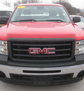 gmc sierra 1500 2011 red work truck gasoline 6 cylinders 2 wheel drive automatic 62863