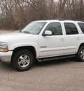 chevrolet tahoe 2002 white suv lt 4wd flex fuel 8 cylinders 4 wheel drive automatic 55318