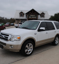 ford expedition 2009 white suv king ranch flex fuel 8 cylinders 2 wheel drive automatic 76087