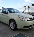 ford focus 2010 light green sedan se gasoline 4 cylinders front wheel drive automatic 33157