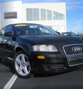 audi a3 2007 black wagon 2 0t gasoline 4 cylinders front wheel drive 6 speed manual 46410
