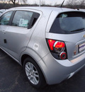 chevrolet sonic 2012 silver hatchback lt gasoline 4 cylinders front wheel drive automatic 60007
