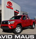toyota tacoma 2012 red gasoline 6 cylinders 2 wheel drive automatic 32771