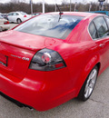 pontiac g8 2009 red sedan gt w bluetooth gasoline 8 cylinders rear wheel drive automatic 60007