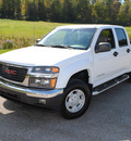 gmc canyon 2004 white gasoline 5 cylinders 4 wheel drive 4 speed automatic 44024