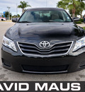 toyota camry 2011 black sedan le gasoline 4 cylinders front wheel drive automatic 32771