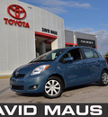 toyota yaris 2011 blue gasoline 4 cylinders front wheel drive automatic 32771