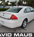 chevrolet impala 2008 white sedan lt flex fuel 6 cylinders front wheel drive automatic 32771
