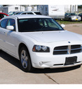 dodge charger 2010 white sedan sxt gasoline 6 cylinders rear wheel drive automatic 77037