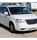 chrysler town and country 2010 white van touring gasoline 6 cylinders front wheel drive automatic 77037