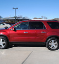 gmc acadia 2011 red suv slt gasoline 6 cylinders front wheel drive automatic 76087