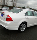 ford fusion 2012 white sedan sel gasoline 4 cylinders front wheel drive 6 speed automatic 98032