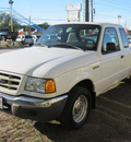 ford ranger 2002 white pickup truck super gasoline 4 cylinders rear wheel drive 5 speed with overdrive 77379