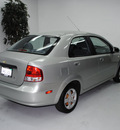 chevrolet aveo 2005 silver sedan ls gasoline 4 cylinders front wheel drive automatic 91731