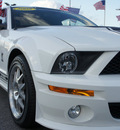 ford shelby gt500 2008 white coupe gasoline 8 cylinders rear wheel drive manual 33021