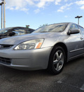 honda accord 2004 silver sedan ex w leather gasoline 4 cylinders front wheel drive automatic 33157