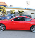 hyundai genesis coupe 2012 red coupe 3 8 grand touring gasoline 6 cylinders rear wheel drive automatic 94010