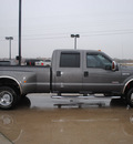 ford f 350 super duty 2007 gray lariat diesel 8 cylinders 4 wheel drive automatic 76087