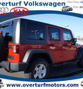 jeep wrangler unlimited 2008 red suv x gasoline 6 cylinders 4 wheel drive 6 speed manual 99336