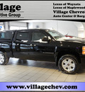 chevrolet silverado 1500 2008 black pickup truck crew cab flex fuel 8 cylinders 4 wheel drive automatic with overdrive 55391