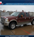 ford f 250 super duty 2005 brown king ranch diesel 8 cylinders 4 wheel drive automatic with overdrive 76108
