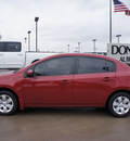 nissan sentra 2011 dk  red sedan gasoline 4 cylinders front wheel drive automatic with overdrive 76018