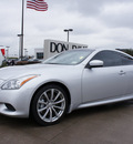 infiniti g37 2008 silver coupe s gasoline 6 cylinders rear wheel drive automatic 76018