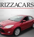 ford focus 2012 red sedan se gasoline 4 cylinders front wheel drive automatic with overdrive 60546