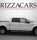 ford f 150 2011 white lariat 4x4 flex fuel 8 cylinders 4 wheel drive automatic with overdrive 60546