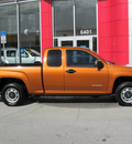 chevrolet colorado 2005 orange pickup truck gasoline 5 cylinders rear wheel drive automatic 33884