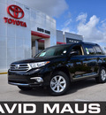 toyota highlander 2012 black suv gasoline 6 cylinders front wheel drive automatic 32771