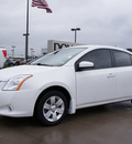 nissan sentra 2010 white sedan gasoline 4 cylinders front wheel drive automatic with overdrive 76018