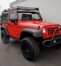 jeep wrangler 2008 red suv x gasoline 6 cylinders 4 wheel drive 6 speed manual 98371