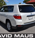 toyota highlander 2012 white suv gasoline 6 cylinders front wheel drive automatic 32771