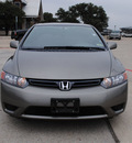 honda civic 2008 gray coupe gasoline 4 cylinders front wheel drive 5 speed manual 76087