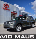 toyota highlander 2012 green suv gasoline 4 cylinders front wheel drive automatic 32771