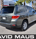 toyota highlander 2012 green suv gasoline 4 cylinders front wheel drive automatic 32771