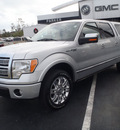 ford f 150 2010 silver platinum flex fuel 8 cylinders 2 wheel drive automatic with overdrive 28557