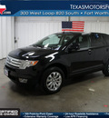 ford edge 2010 black suv sel gasoline 6 cylinders front wheel drive automatic with overdrive 76108