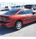 chevrolet cavalier 1999 red coupe gasoline 4 cylinders front wheel drive automatic 77388
