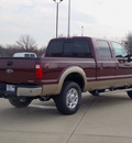 ford f 250 super duty 2012 dk  red lariat flex fuel 8 cylinders 4 wheel drive automatic 62708