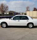 mercury grand marquis 1999 white sedan ls gasoline v8 rear wheel drive automatic with overdrive 76108
