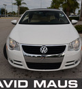 volkswagen eos 2009 white gasoline 4 cylinders front wheel drive automatic 32771