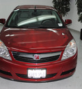 saturn aura 2008 red sedan xe gasoline 6 cylinders front wheel drive automatic 91731