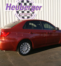 subaru impreza 2011 paprika red sedan 2 5i premium gasoline 4 cylinders all whee drive 5 speed manual 80905
