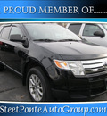 ford edge 2008 black suv se gasoline 6 cylinders front wheel drive automatic with overdrive 13350